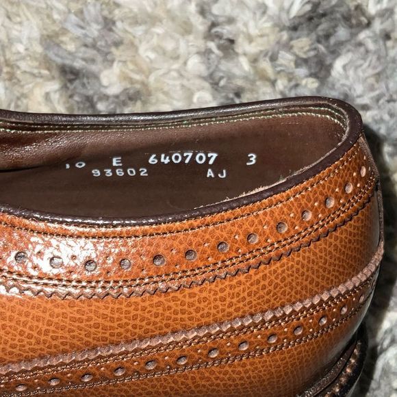 Florsheim Royal Imperial Kenmoor Gunboats Shoe 93602 size 10 vintage - Picture 8 of 9